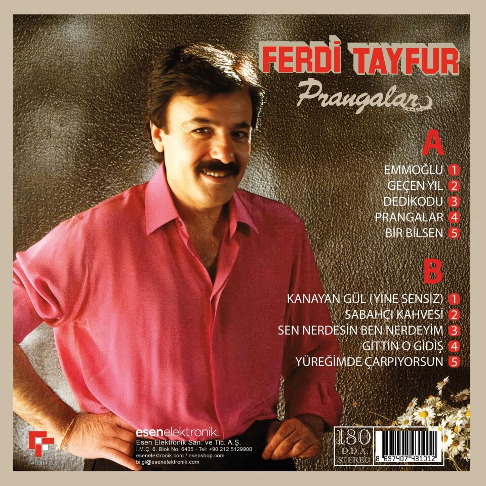 FERDİ TAYFUR - PRANGALAR (1992) - LP 2025 180GR VINYL SIFIR PLAK