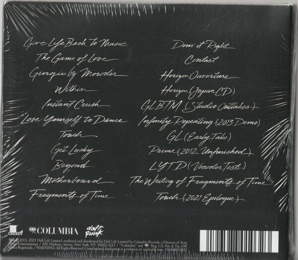 DAFT PUNK - RANDOM ACCESS MEMORIES 10TH ANNIVERSARY EDITION (2023) - 2xCD DIGIPAK SIFIR