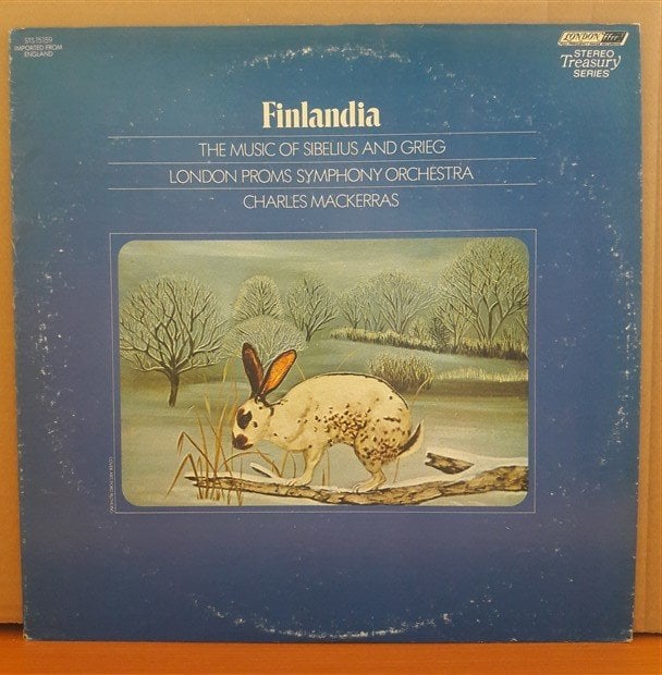 FINLANDIA / THE MUSIC OF SIBELIUS AND GRIEG / CHARLES MACKERRAS (1970) - LP 2.EL PLAK