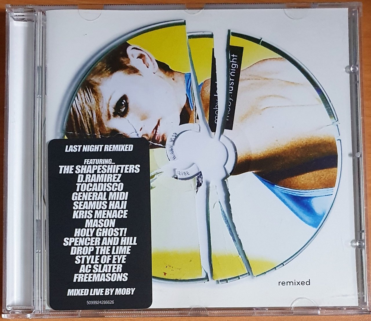 MOBY - LAST NIGHT: REMIXED (2008) - CD MUTE RECORDS 2.EL