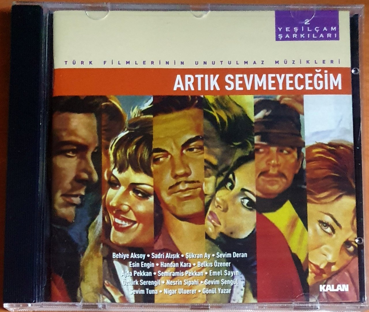 YEŞİLÇAM ŞARKILARI 2 / ARTIK SEVMEYECEĞİM (2006) - CD KALAN MÜZİK 2.EL