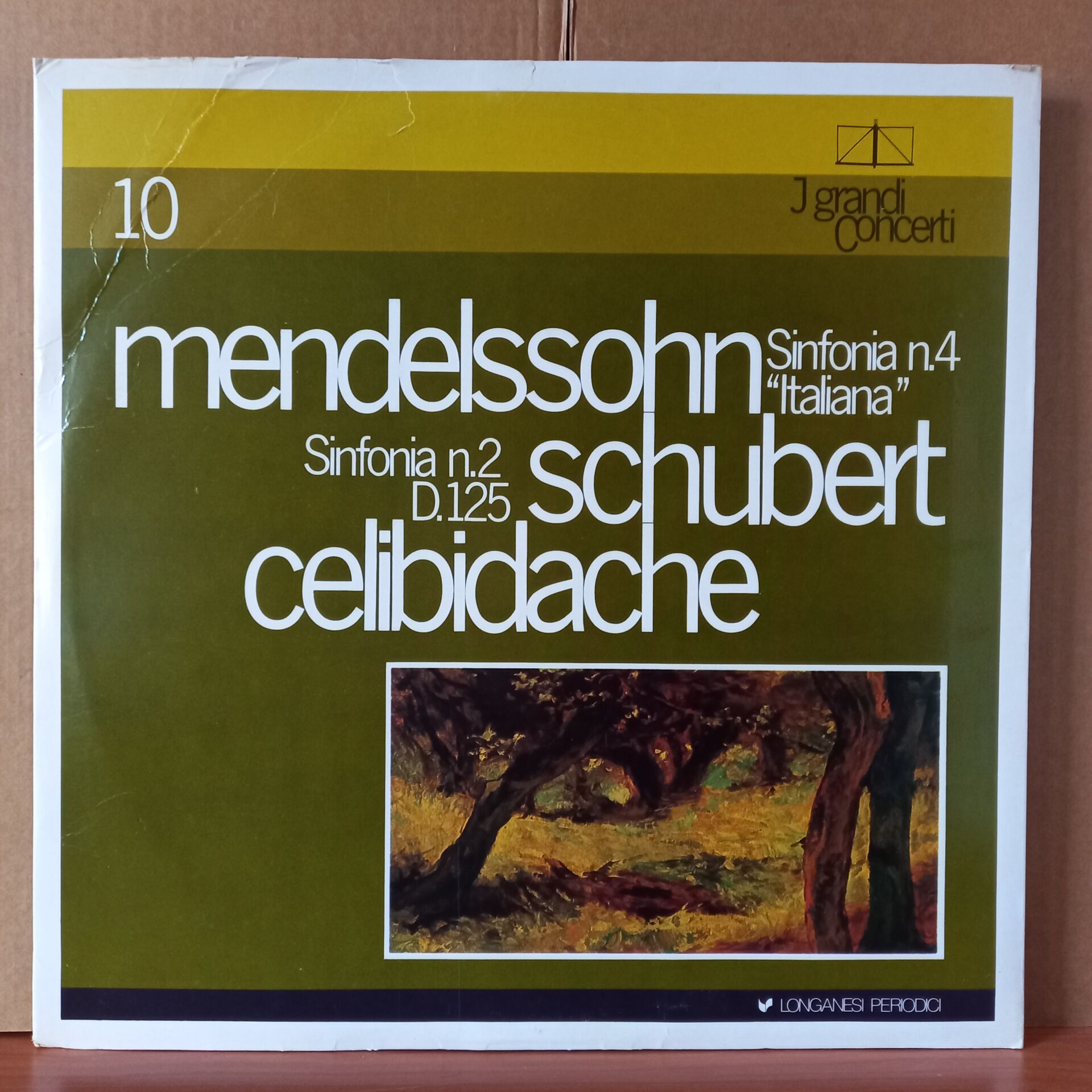 MENDELSSOHN: SINFONIA N.4 ''ITALIANA'' / SCHUBERT: SINFONIA N.2 D.125 / CELIBIDACHE (1982) - LP 2.EL PLAK