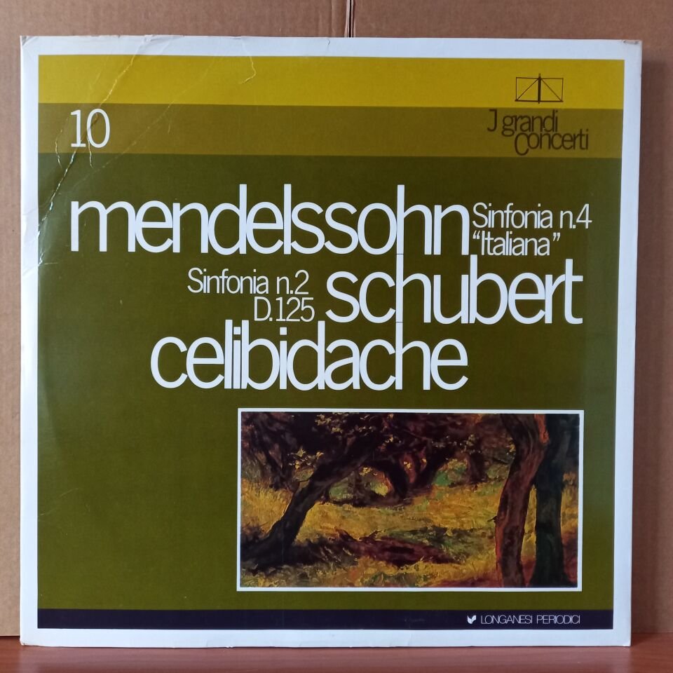 MENDELSSOHN: SINFONIA N.4 ''ITALIANA'' / SCHUBERT: SINFONIA N.2 D.125 / CELIBIDACHE (1982) - LP 2.EL PLAK