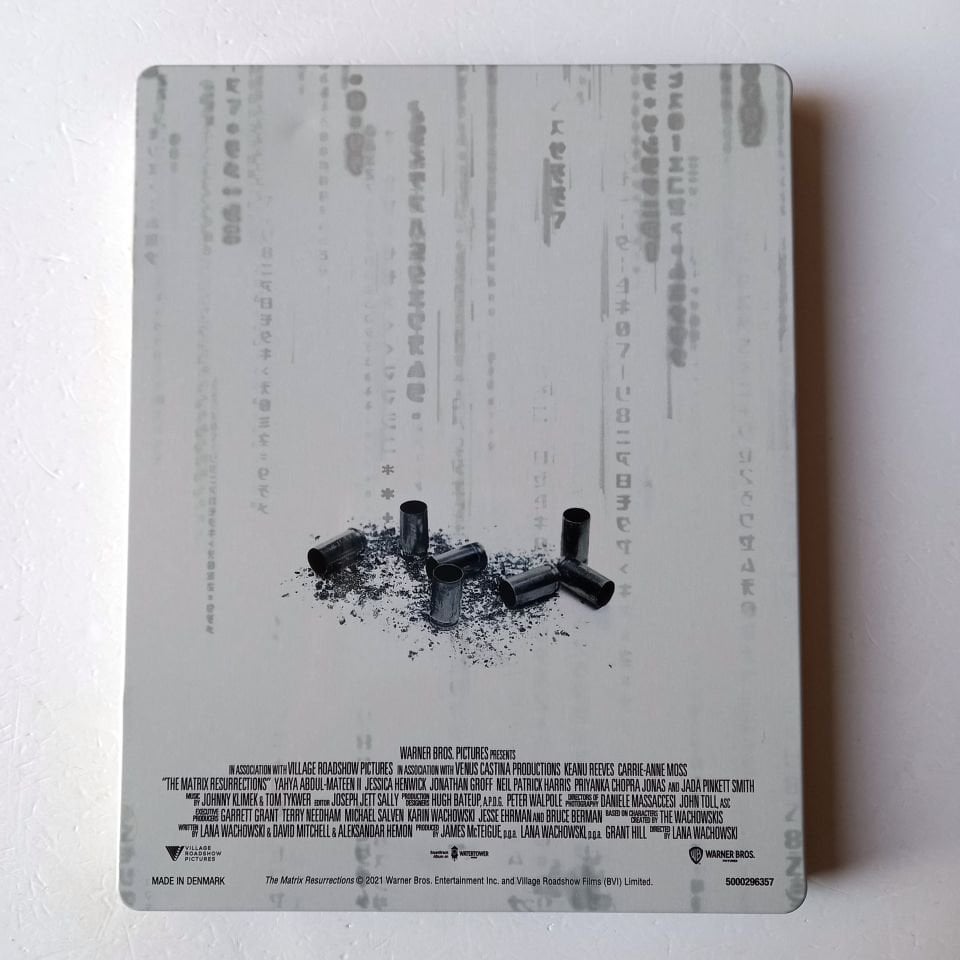 THE MATRIX RESURRECTIONS - KEANU REEVES, CARRIE-ANNE MOSS, YAHYA ABDUL-MATEEN II- YÖN.: LANA &LILLY WACHOWSKI - BLU-RAY 4K  STEELBOOK METAL KUTU 2.EL TÜRKÇE ALTYAZI YOKTUR