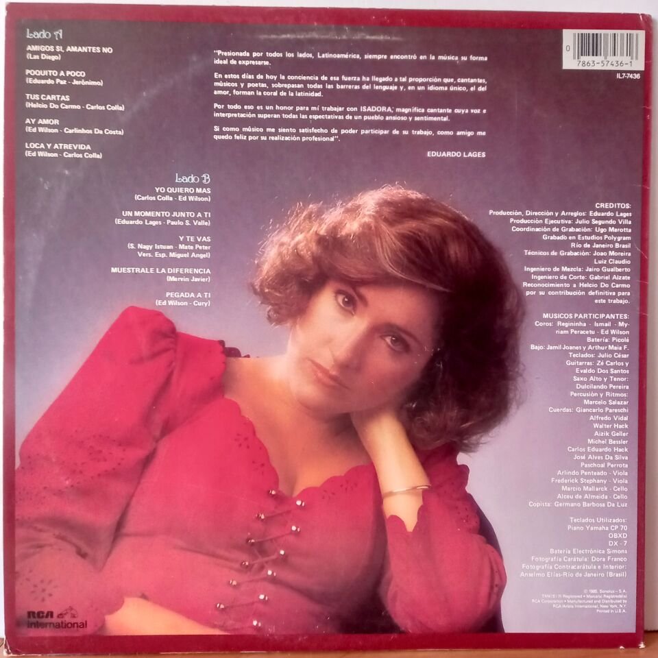 ISADORA – HUELLAS (1985) - LP 2.EL PLAK