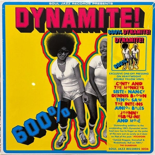 %600 DYNAMITE - SOUL JAZZ RECORDINGS PRESENTS / VARIOUS ARTISTS (2003) - 2xLP 2026 YELLOW COLOURED  EDITION SIFIR PLAK