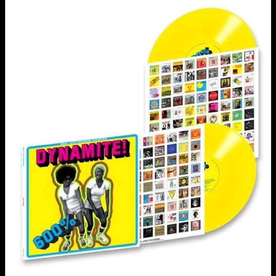 %600 DYNAMITE - SOUL JAZZ RECORDINGS PRESENTS / VARIOUS ARTISTS (2003) - 2xLP 2026 YELLOW COLOURED  EDITION SIFIR PLAK