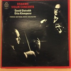 BRAHMS - VIOLIN CONCERTO DAVID OISTRAKH, OTTO KLEMPERER 2.EL PLAK
