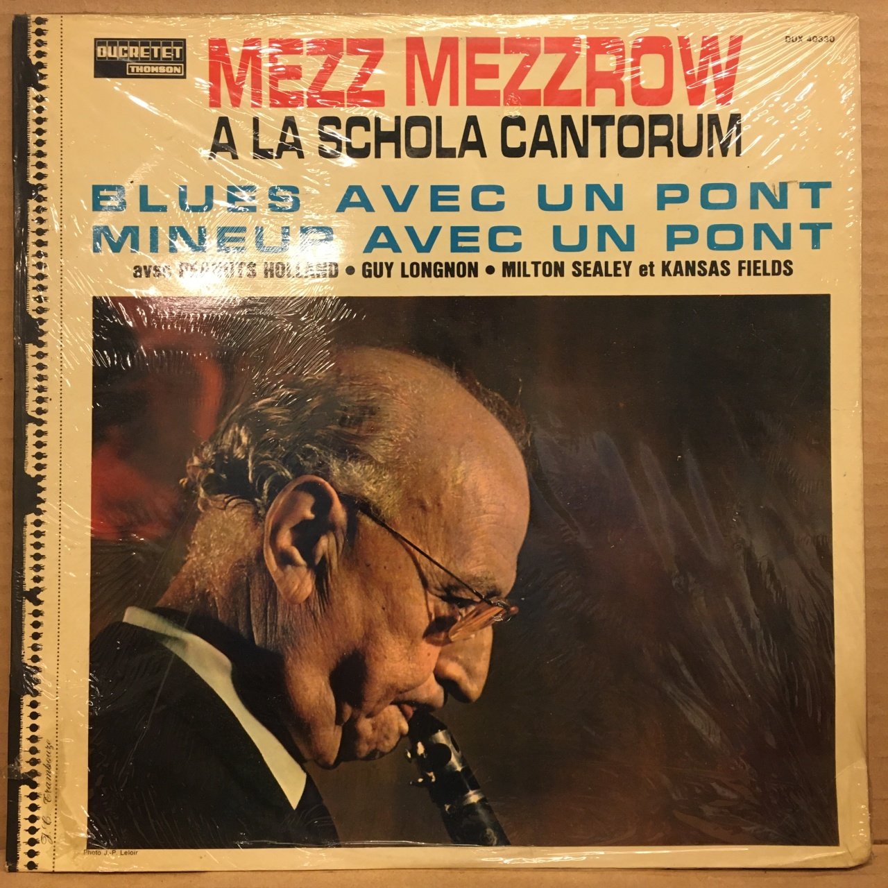 MEZZ MEZZROW - A LA SCHOLA CANTORUM BLUES AVEC UN PONT SIFIR PLAK