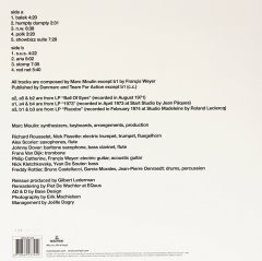 MARC MOULIN - PLACEBO YEARS 1971-1974 (2006) - LP 180GR 2015 EDITION SIFIR PLAK