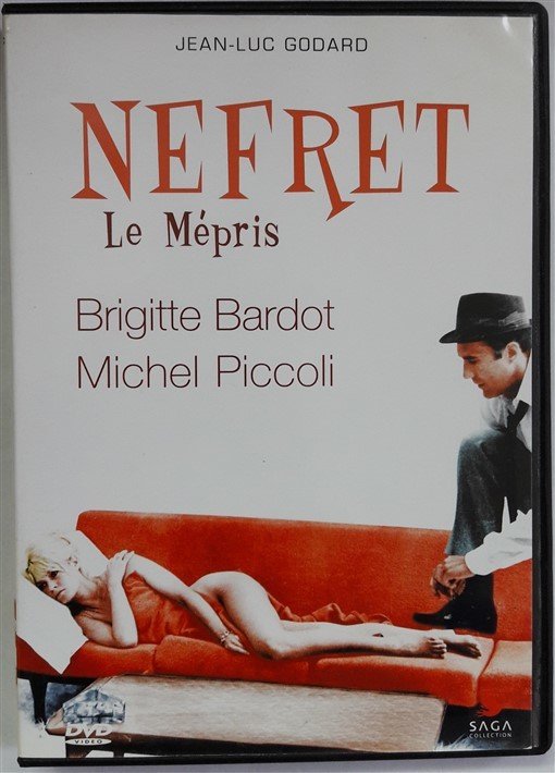 NEFRET - LE MÉPRIS - BRIGITTE BARDOT - MICHEL PICCOLI - JEAN-LUC GODARD - DVD 2.EL