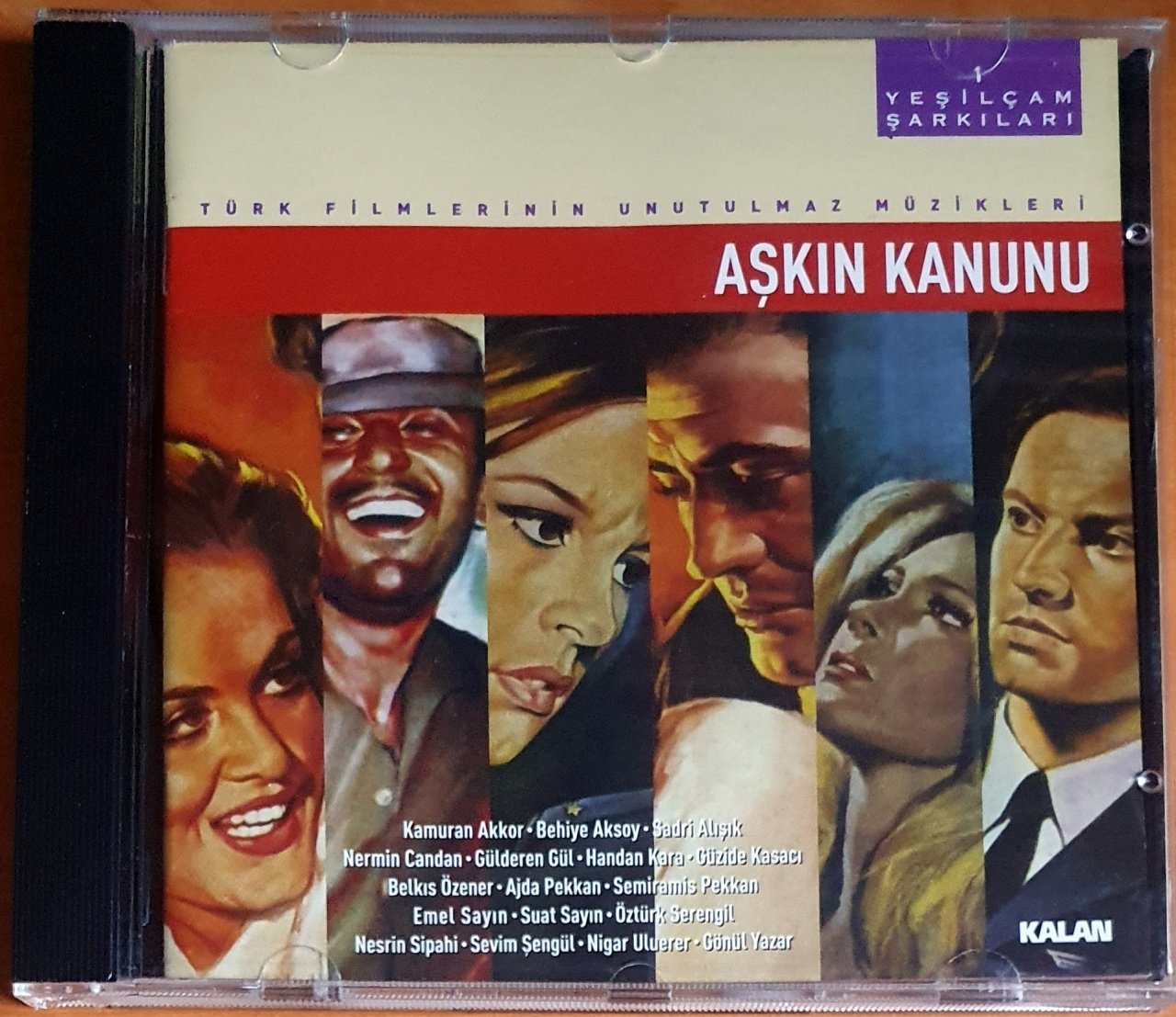 YEŞİLÇAM ŞARKILARI 1 / AŞKIN KANUNU (2006) - CD KALAN MÜZİK 2.EL