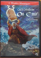 ON EMİR - The TEN COMMANDMENTS - CHARLTON HESTON - YUL BRYNNER - CECILE B. DeMILLE - 2DVD 2.EL