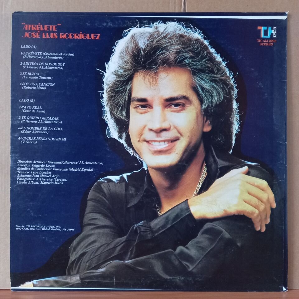 JOSE LUIS RODRIGUEZ – EL IDOLO ''ATREVETE'' (1980) - LP 2.EL PLAK