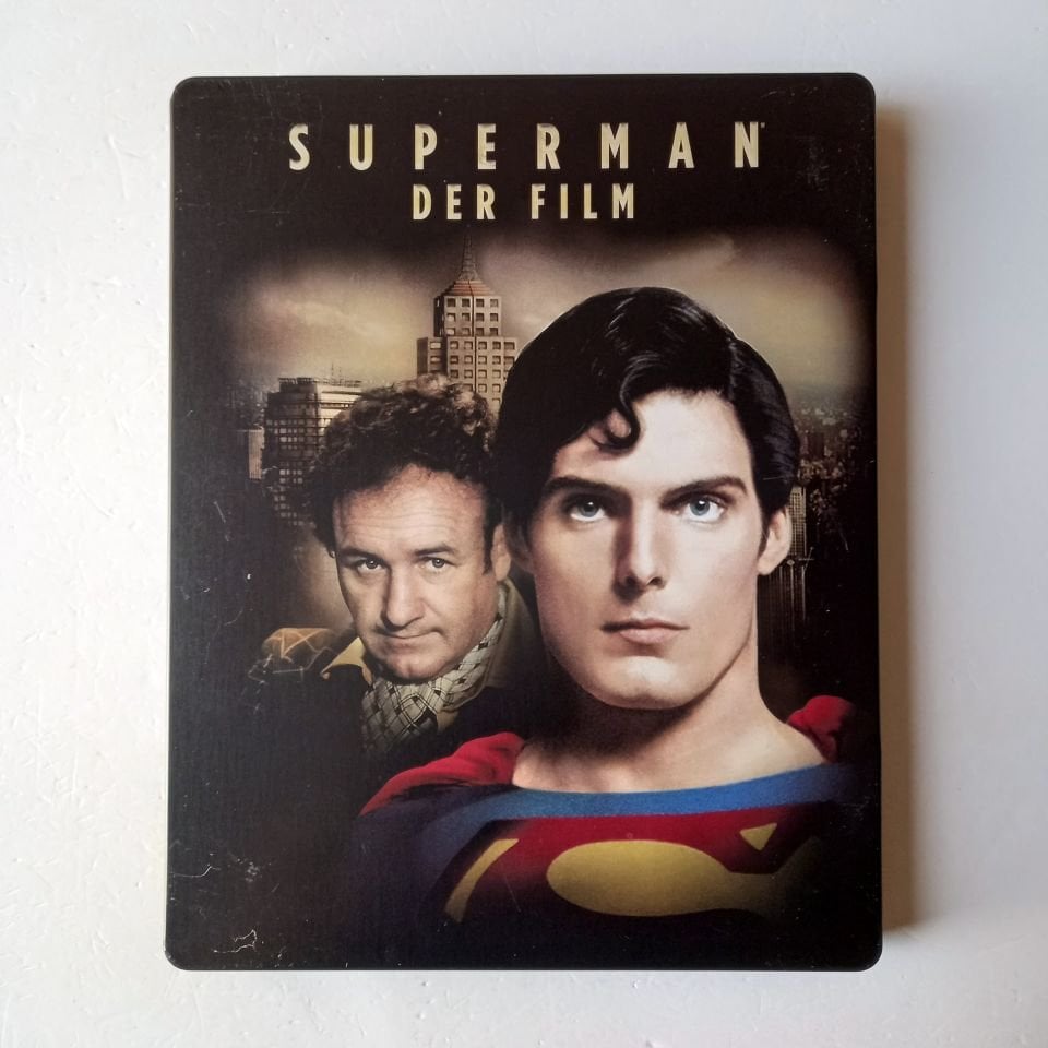SUPERMAN - CHRISTOPHER REEVE, GENE HACKMAN- YÖN.: RICHARD DONNER - BLU-RAY  STEELBOOK METAL KUTU 2.EL TÜRKÇE ALTYAZI YOKTUR