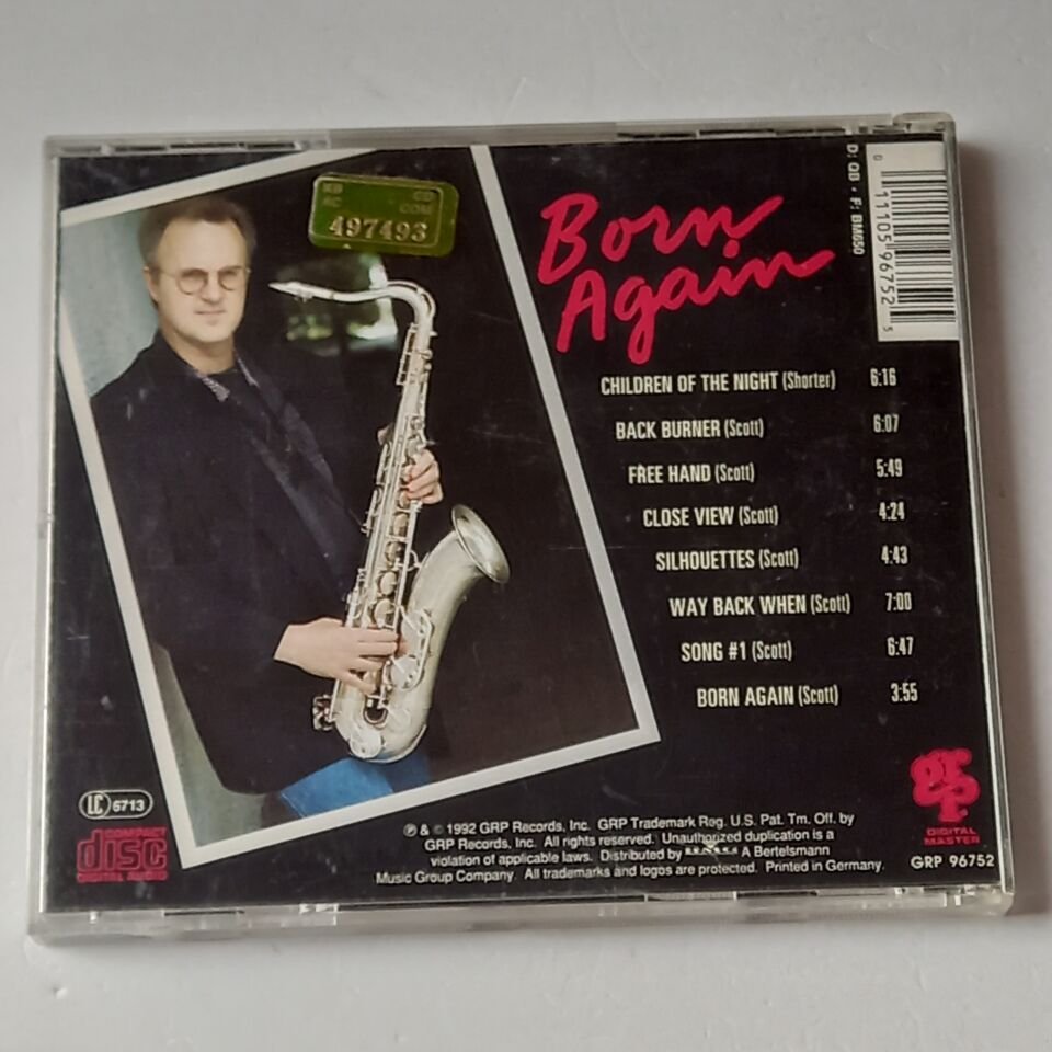 TOM SCOTT – BORN AGAIN (1992) - CD 2.EL