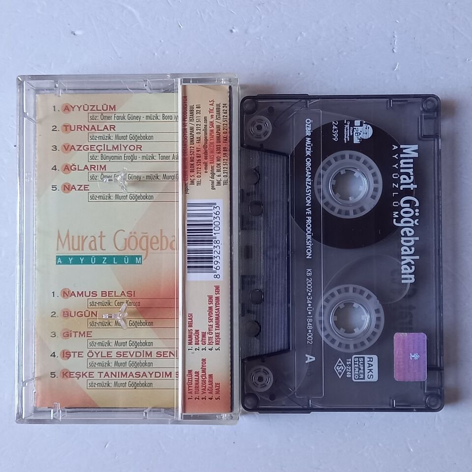 MURAT GÖĞEBAKAN - AY YÜZLÜM (2002) - KASET 2.EL