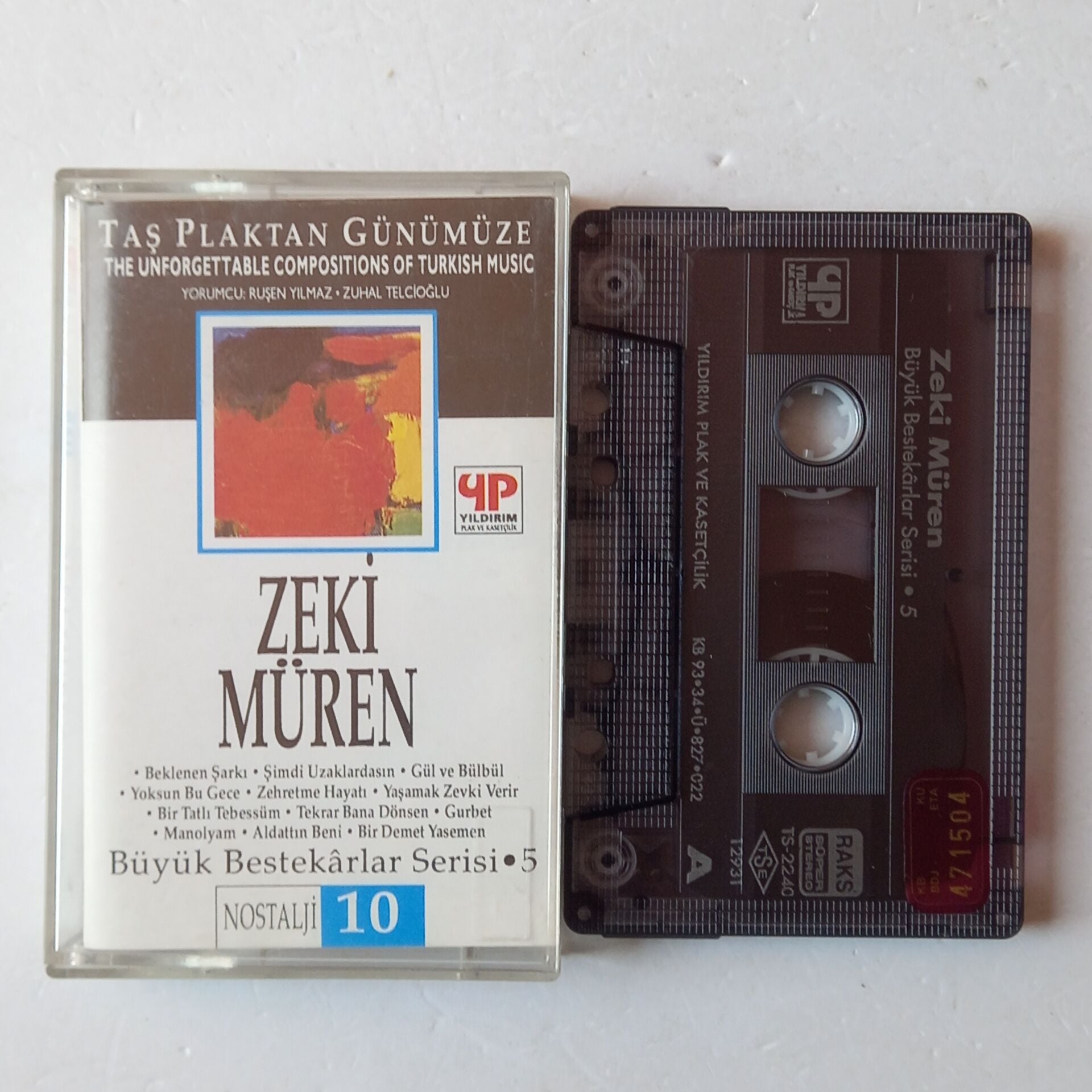 ZEKİ MÜREN - BÜYÜK BESTEKARLAR SERİSİ 5 (1993) - KASET 2.EL