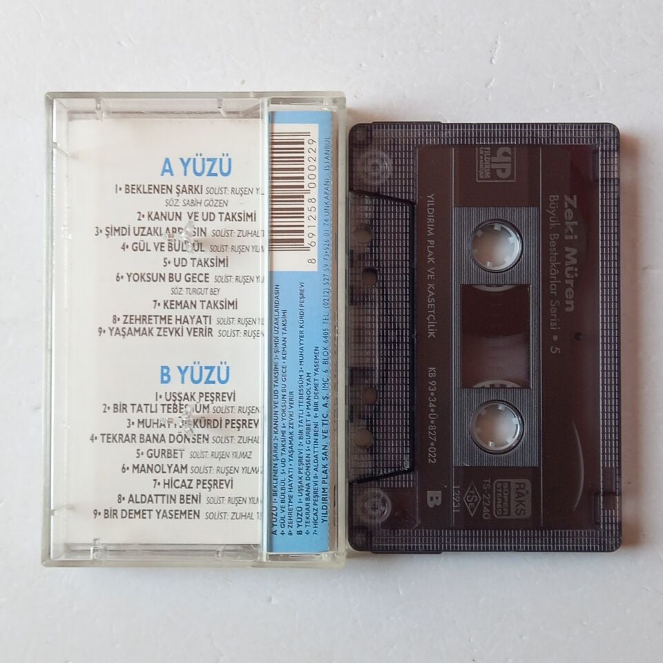 ZEKİ MÜREN - BÜYÜK BESTEKARLAR SERİSİ 5 (1993) - KASET 2.EL