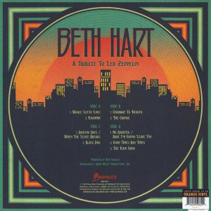 BETH HART - A TRIBUTE TO LED ZEPPELIN (2022) - 2LP TURUNCU RENKLİ 180GR SIFIR PLAK