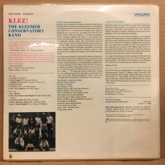 THE KLEZMER CONSERVATORY BAND - KLEZ! 1984 SIFIR PLAK