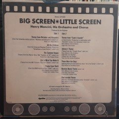 HENRY MANCINI - BIG SCREEN LITTLE SCREEN (1972) - SIFIR PLAK