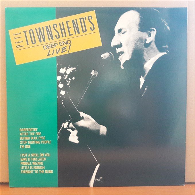 PETE TOWNSHEND'S DEEP END LIVE! (1986) - LP 2.EL PLAK