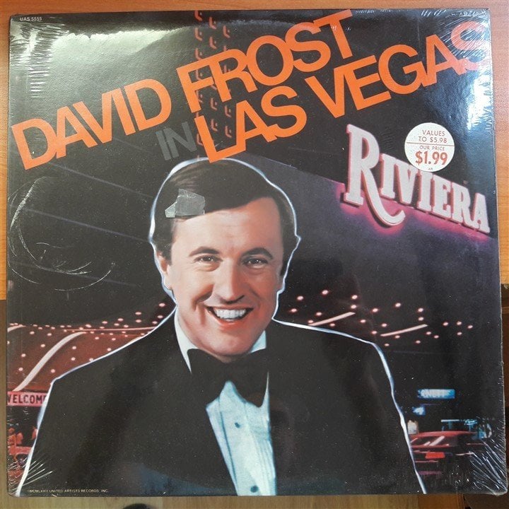 DAVID FROST: IN LAS VEGAS (1972) - LP DÖNEM BASKISI SIFIR PLAK