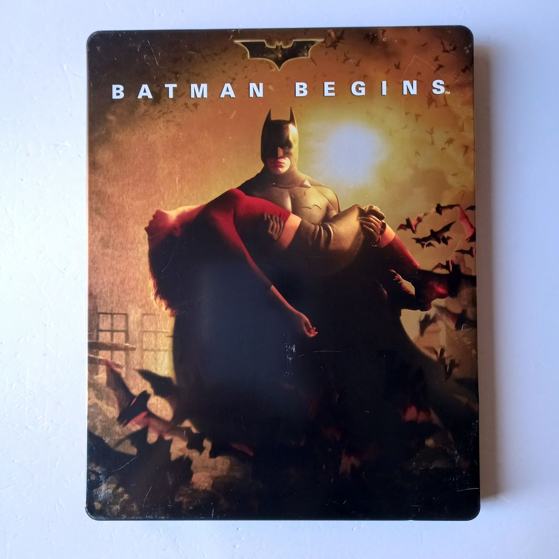 BATMAN BEGINS - CHRISTIAN BALE, MICHAEL CAINE, LIAM NEESON- YÖN.: CHRISTOPHER NOLAN - BLU-RAY  STEELBOOK METAL KUTU 2.EL