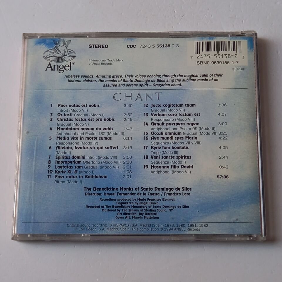 THE BENEDICTINE MONKS OF SANTO DOMINGO DE SILOS – CHANT (1994) - CD 2.EL