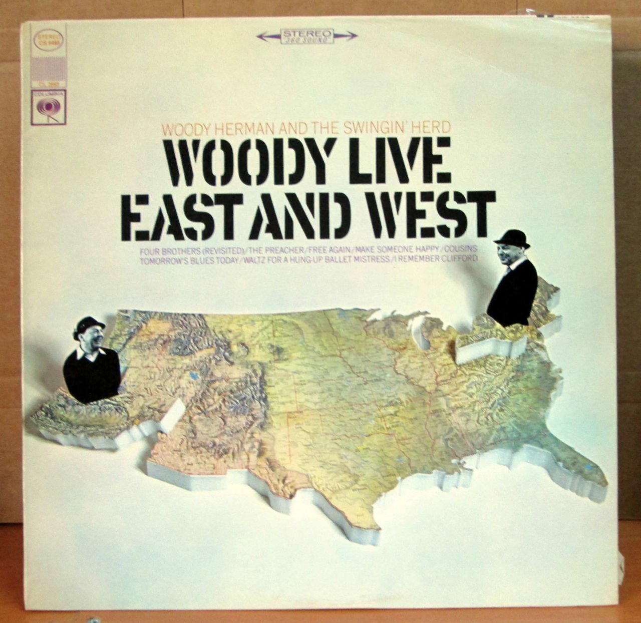 WOODY HERMAN - LIVE EAST AND WEST - LP 2.EL