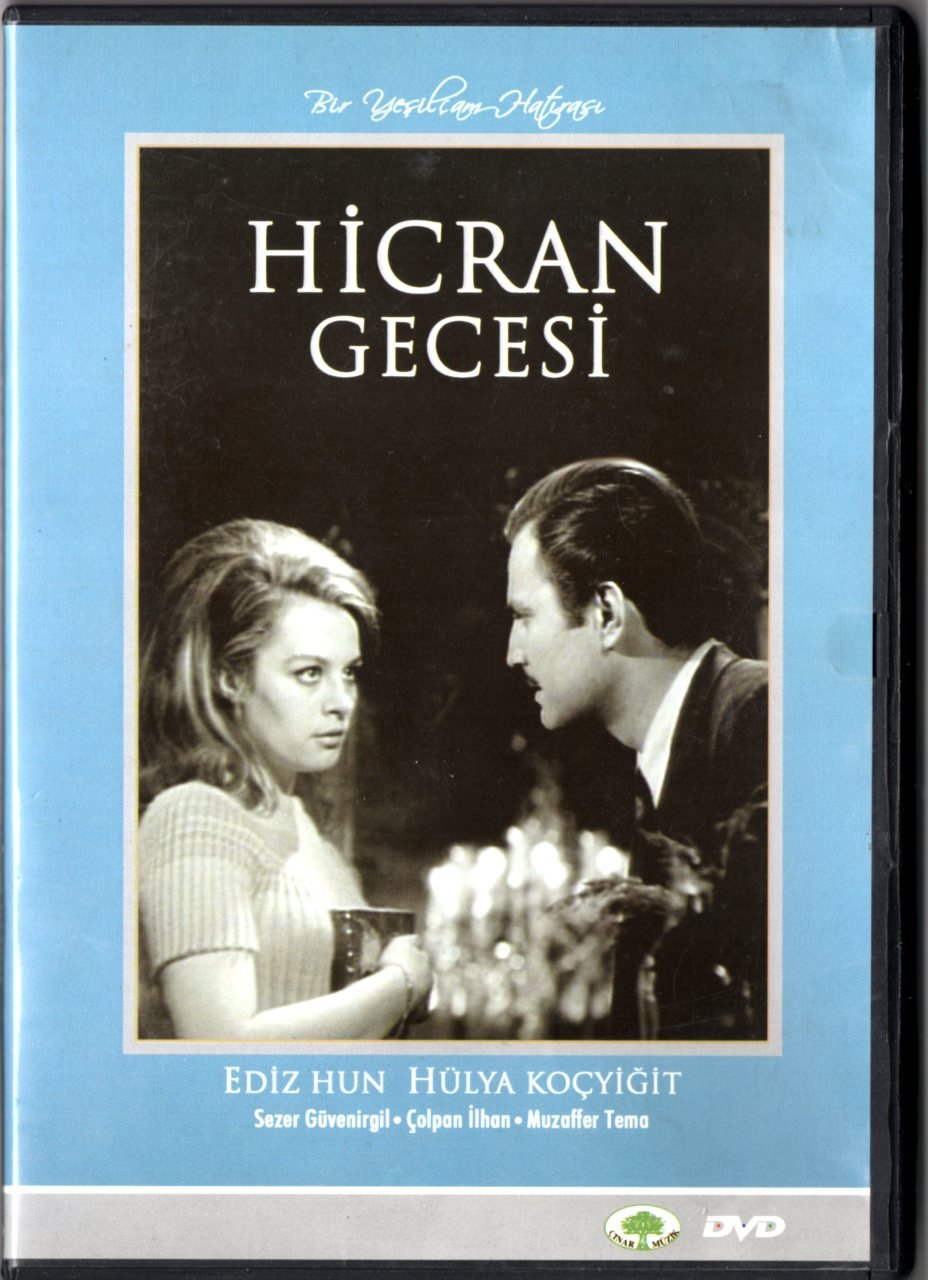 HİCRAN GECESİ (1968) - EDİZ HUN - HÜLYA KOÇYİĞİT - OSMAN F. SEDEN - DVD 2.EL
