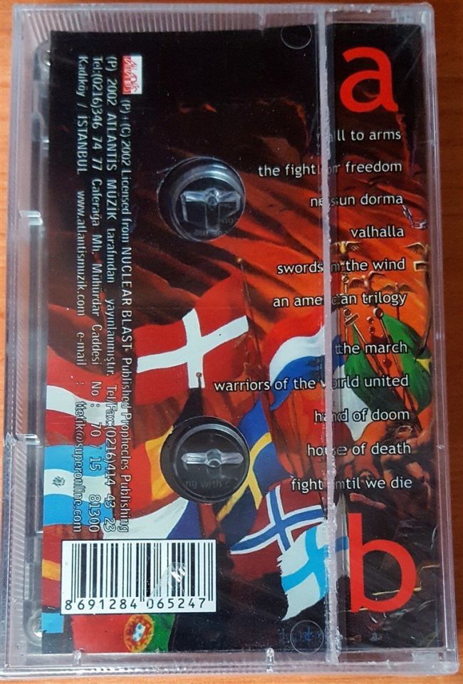 MANOWAR - WARRIORS OF THE WORLD (2000) - KASET AMBALAJINDA SIFIR