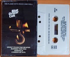 BLUE OYSTER CULT - ON FLAME WITH ROCK AND ROLL (1990) - KASET MADE IN USA CBS 2.EL