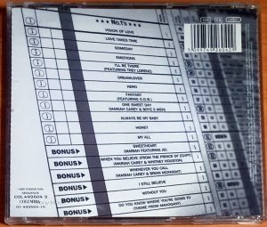 MARIAH CAREY - #1'S (1998) - CD 2.EL