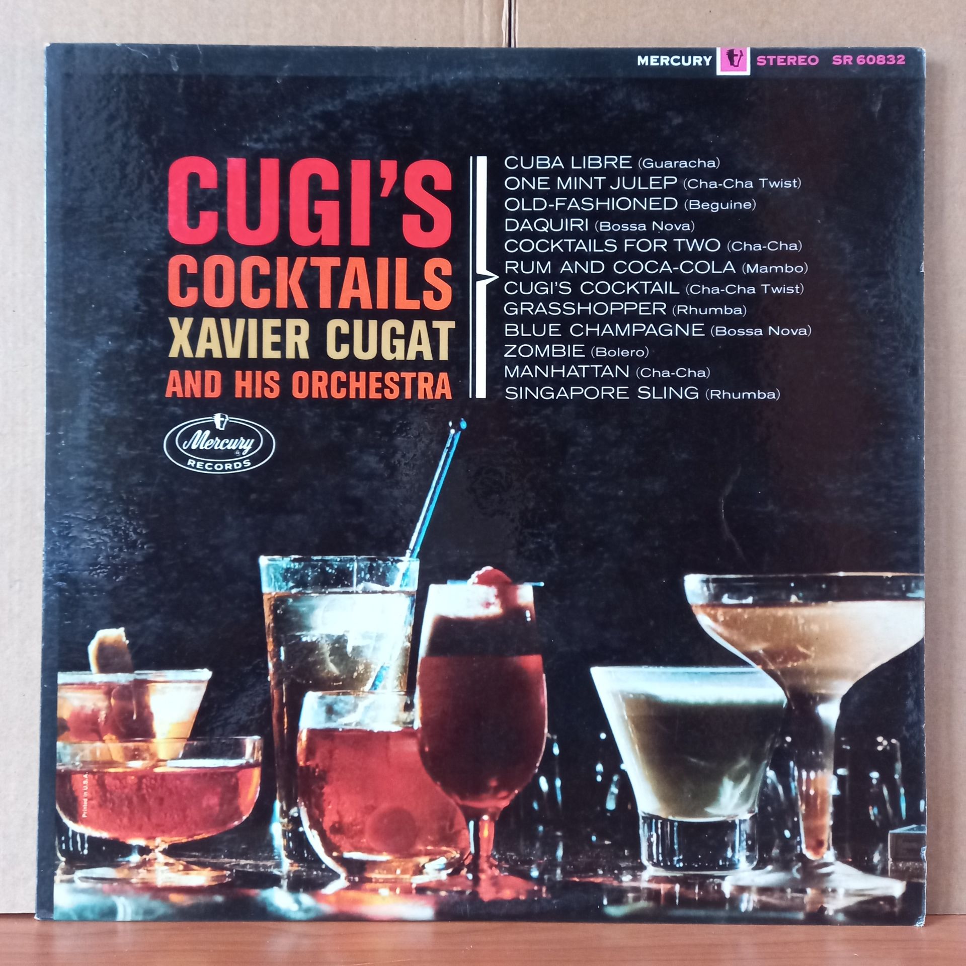 CUGI'S COCKTAILS / XAVIER CUGAT AND HIS ORCHESTRA (1963) - LP 2.EL PLAK