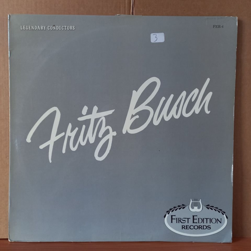 FRITZ BUSCH CONDUCTS BEETHOVEN'S 9TH SYMPHONY IN D MAJOR (1974) - LP 2.EL PLAK