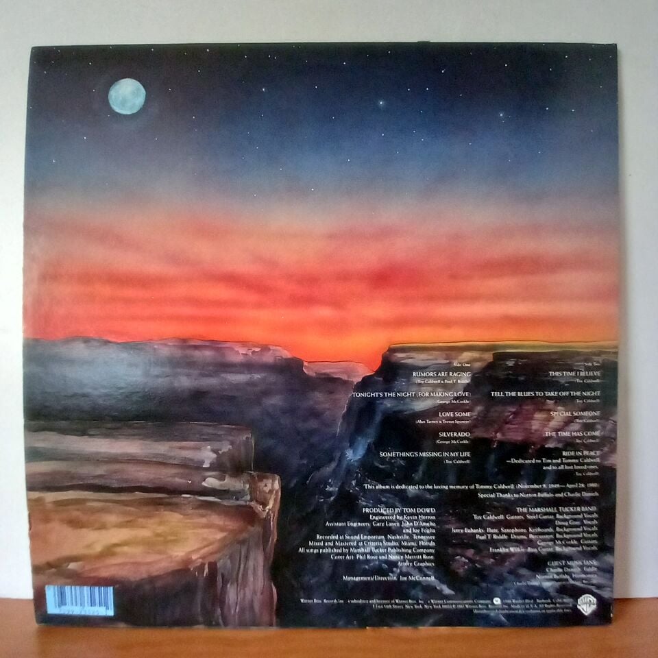 THE MARSHALL TUCKER BAND – DEDICATED (1981) - LP 2.EL PLAK