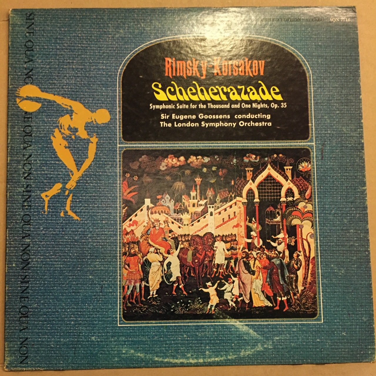 RIMSKY-KORSAKOV - SCHEHERAZADE, EUGENE GOOSSENS, LSO (1973) 2.EL PLAK