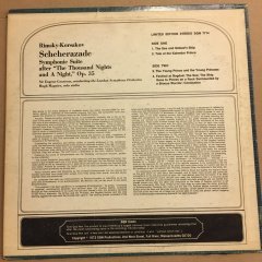 RIMSKY-KORSAKOV - SCHEHERAZADE, EUGENE GOOSSENS, LSO (1973) 2.EL PLAK