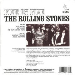 ROLLING STONES - FIVE BY FIVE (2010) - 7'' 45 DEVİR MONO SIFIR