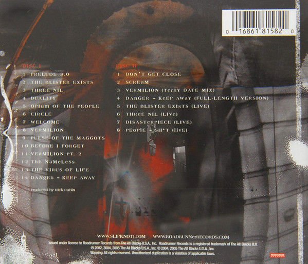 SLIPKNOT – VOL. 3:  THE SUBLIMINAL VERSES (2004) - 2CD 2017 SPECIAL LIMITED EDITION SIFIR