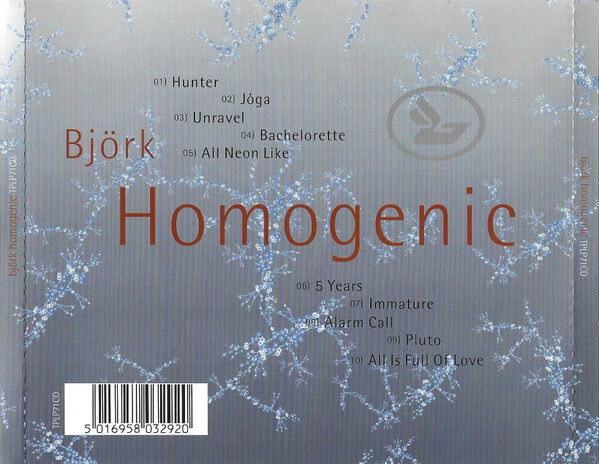 BJÖRK - HOMOGENIC (1997) - CD SIFIR