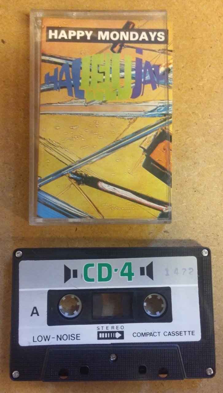 HAPPY MONDAYS HALLELUJAH CASSETTE MADE IN INDONESIA ''USED''
