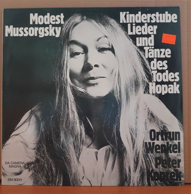 MUSSORGSKY - LIEDER / ORTRUN WENKEL ALT, PETER KOPREK KLAVIER - LP 2.EL PLAK