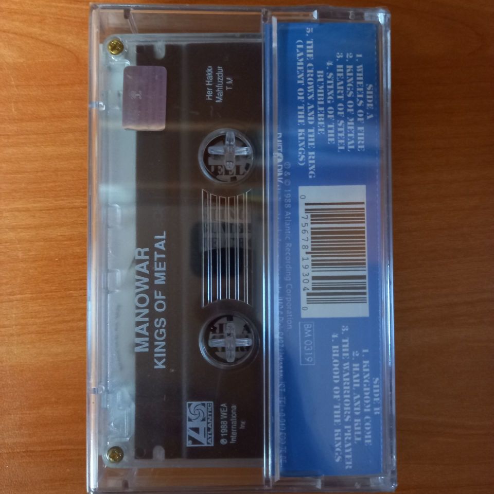 MANOWAR - KINGS OF METAL (1988) - KASET SIFIR