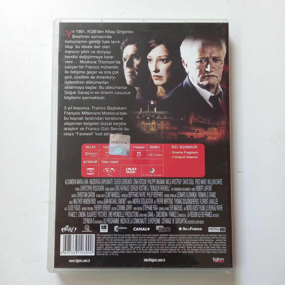 ELVEDA - L\'AFFAIRE FAREWELL - GUILLAUME CANET - EMIR KUSTURICA - DVD 2.EL