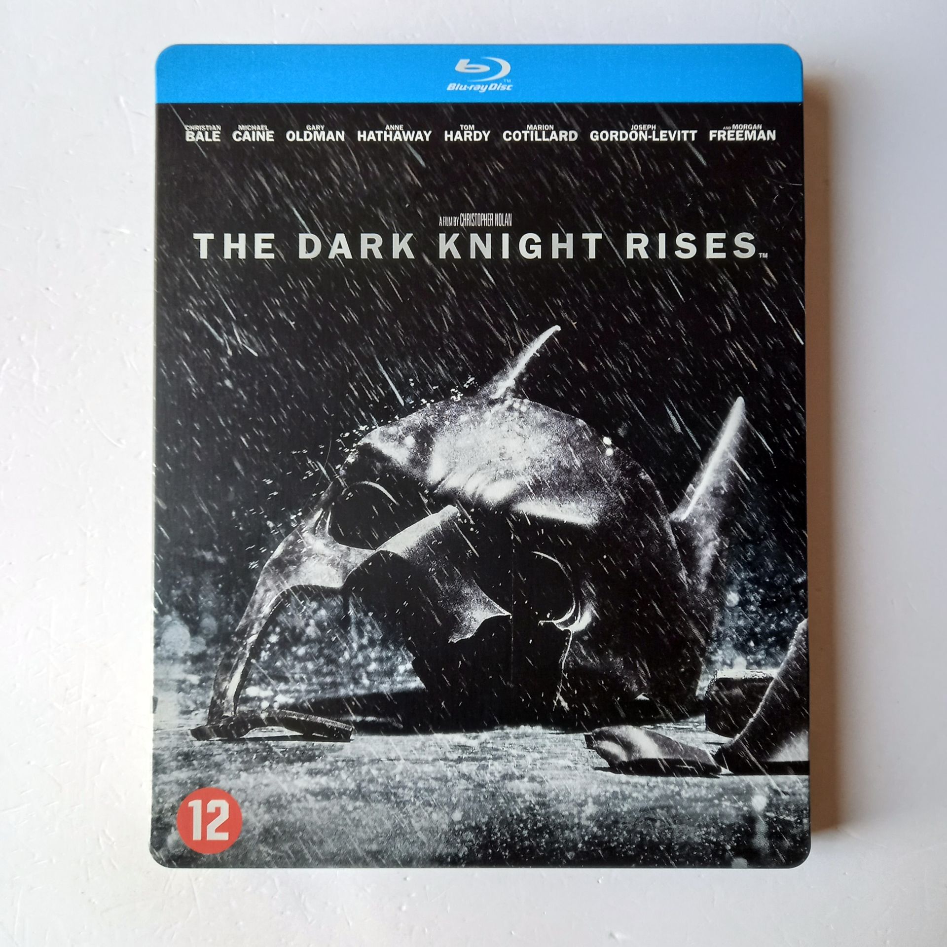 THE DARK NIGHT RISES - CHRISTIAN BALE, MICHAEL CAINE, GARY OLDMAN, TOM HARDY - YÖN.: CHRISTOPHER NOLAN - 2BLU-RAY  STEELBOOK METAL KUTU 2.EL