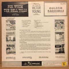 FOR WHOM THE BELL TOLLS SOUNDTRACK VICTOR YOUNG 2.EL PLAK