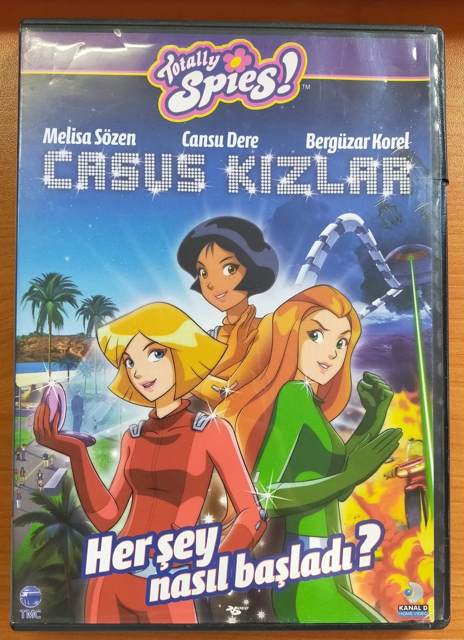CASUS KIZLAR - TOTALLY SPIES! - ANİMASYON -DVD 2.EL
